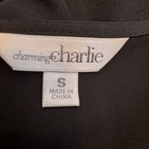 Charming Charlie Elegant Black Garment - Picture 8 of 9
